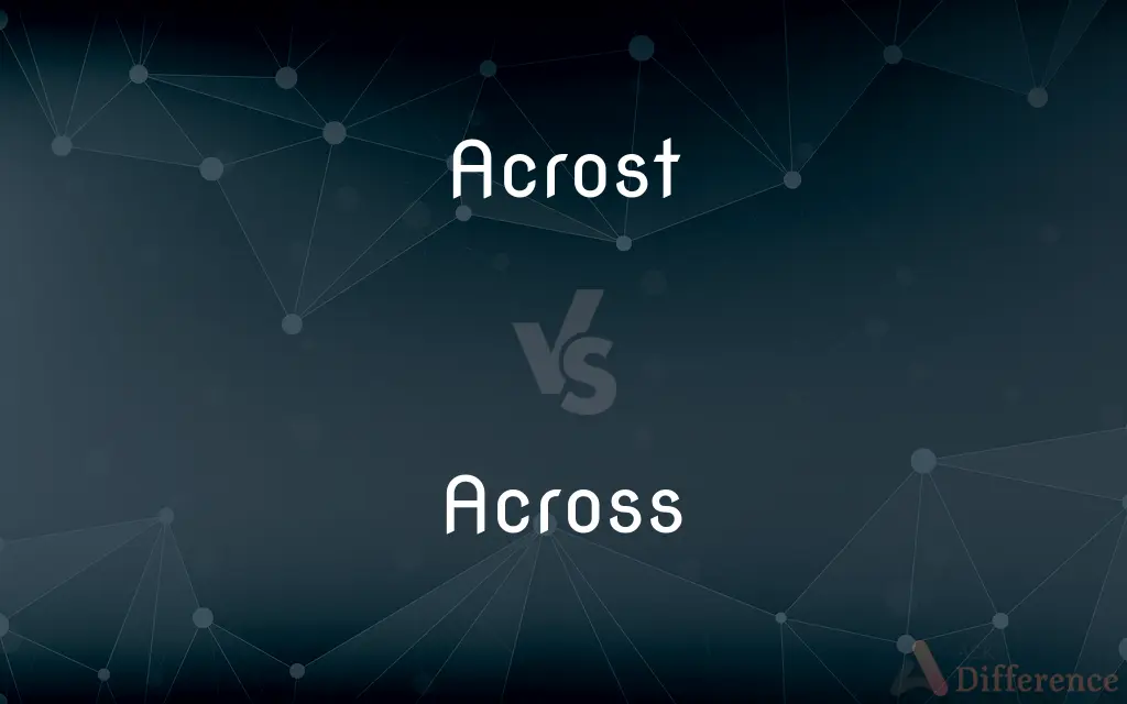 Acrost vs. Across — Which is Correct Spelling?