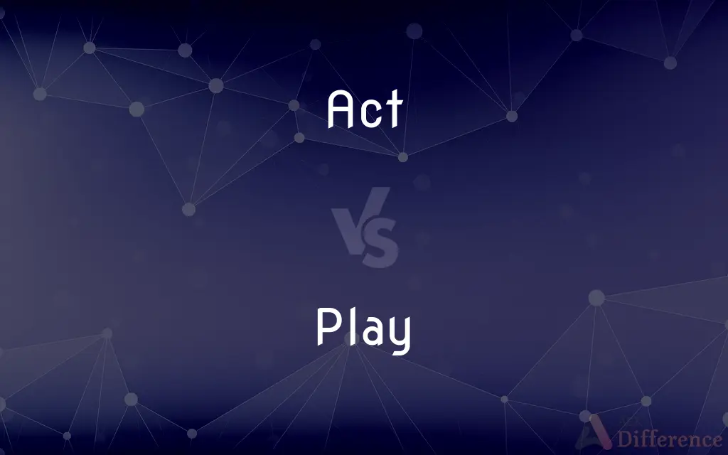 Act vs. Play — What's the Difference?