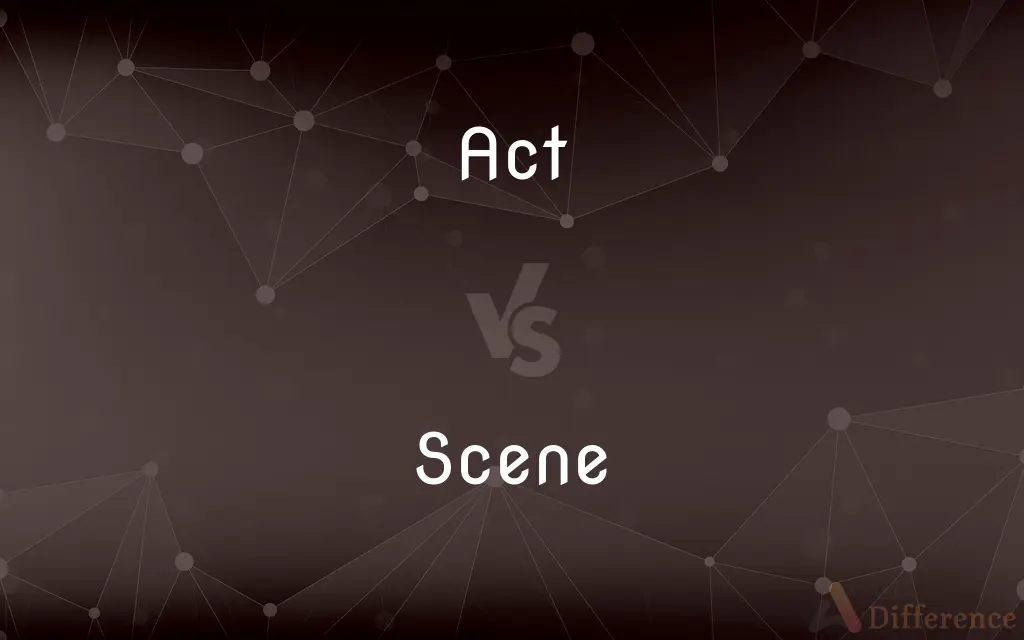 Act vs. Scene — What's the Difference?