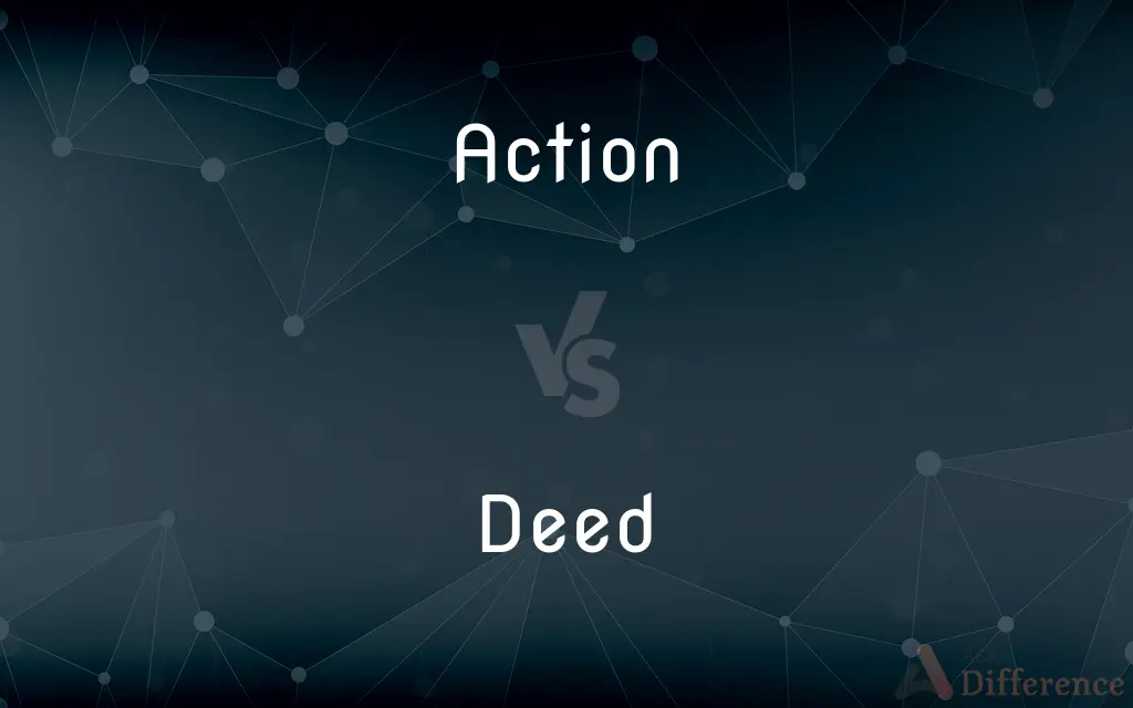 Action vs. Deed — What's the Difference?