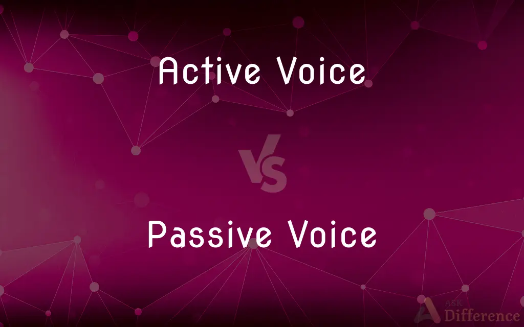 Active Voice vs. Passive Voice — What's the Difference?
