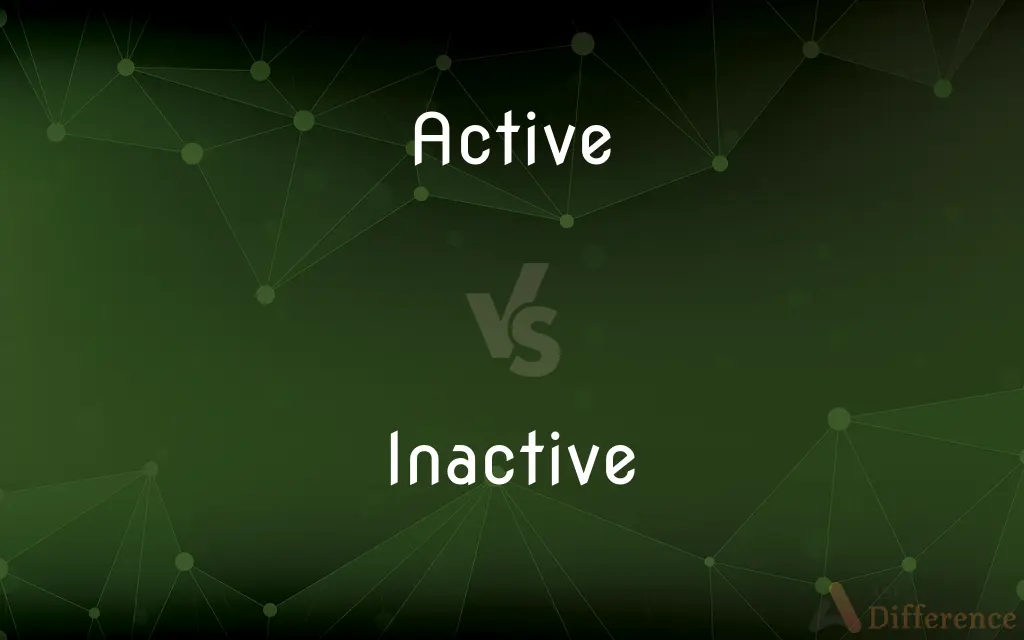 Active vs. Inactive — What's the Difference?