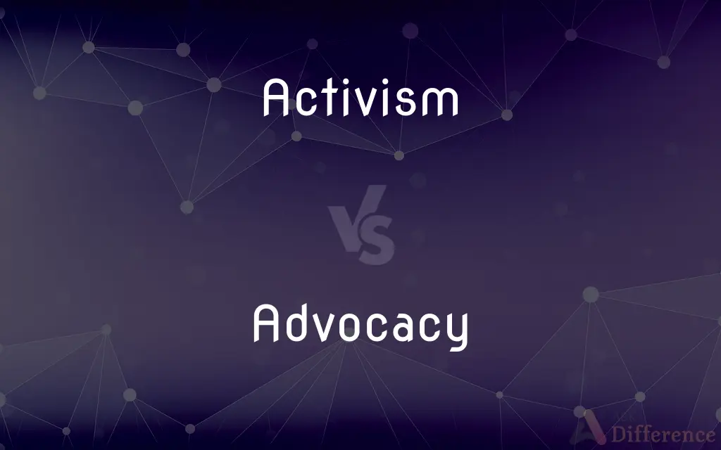 Activism vs. Advocacy — What's the Difference?