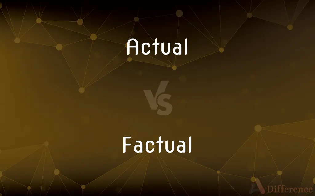 Actual vs. Factual — What's the Difference?