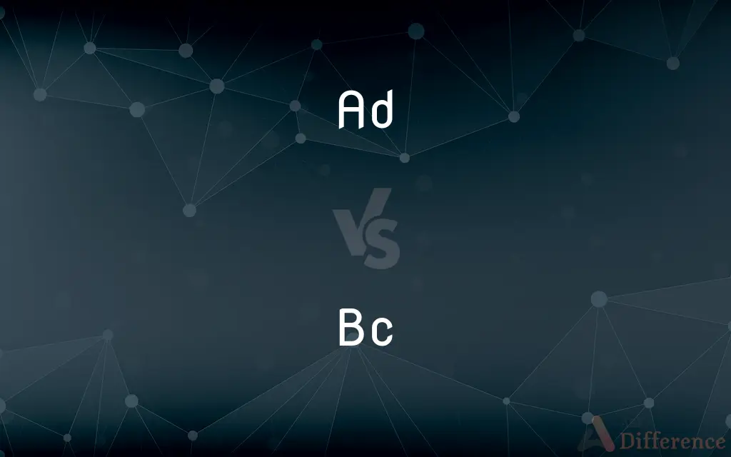 AD vs. BC — What's the Difference?