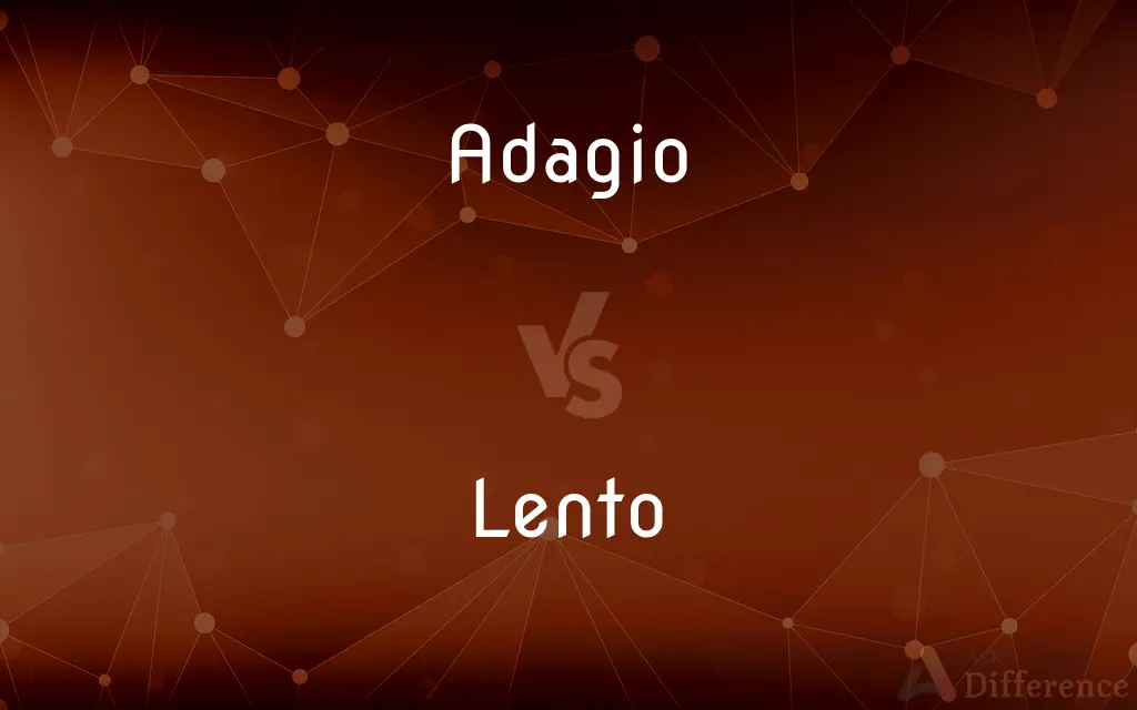 Adagio vs. Lento — What's the Difference?