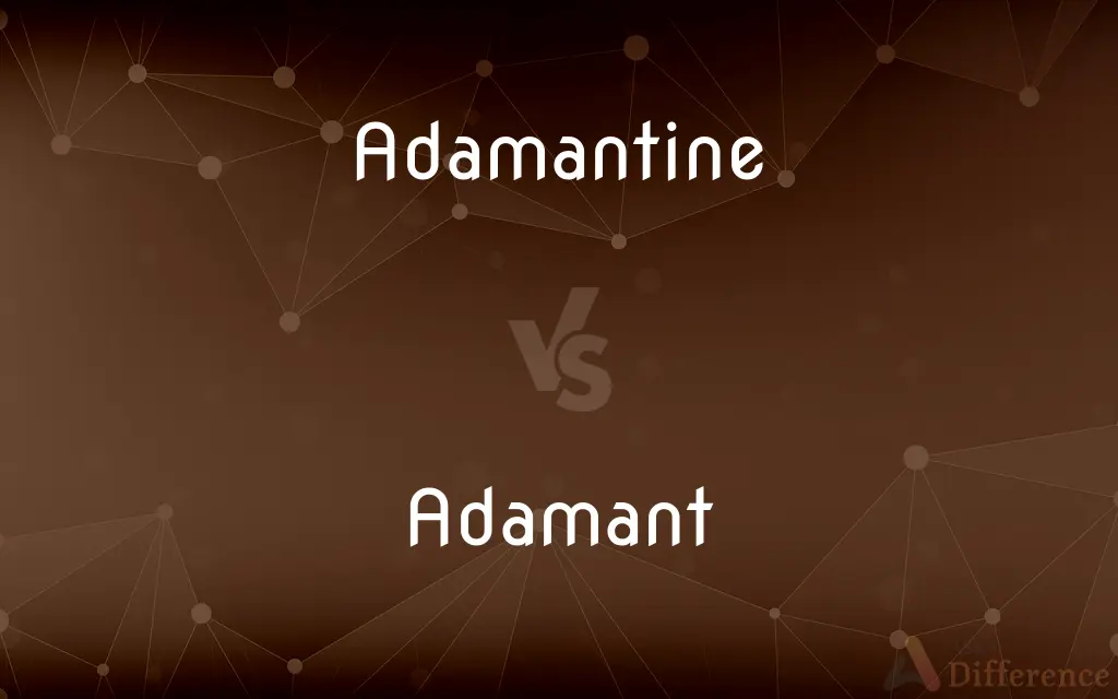 Adamantine vs. Adamant — What's the Difference?