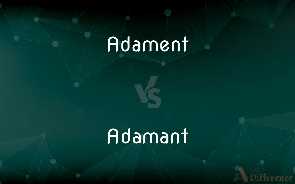 Adament vs. Adamant — Which is Correct Spelling?