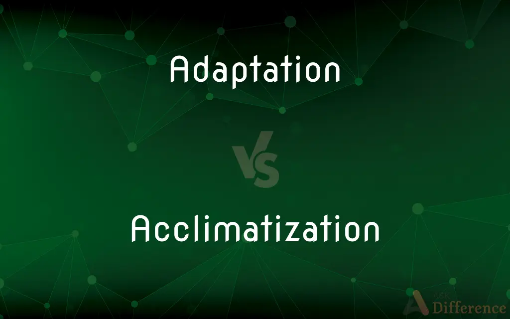Adaptation vs. Acclimatization — What's the Difference?