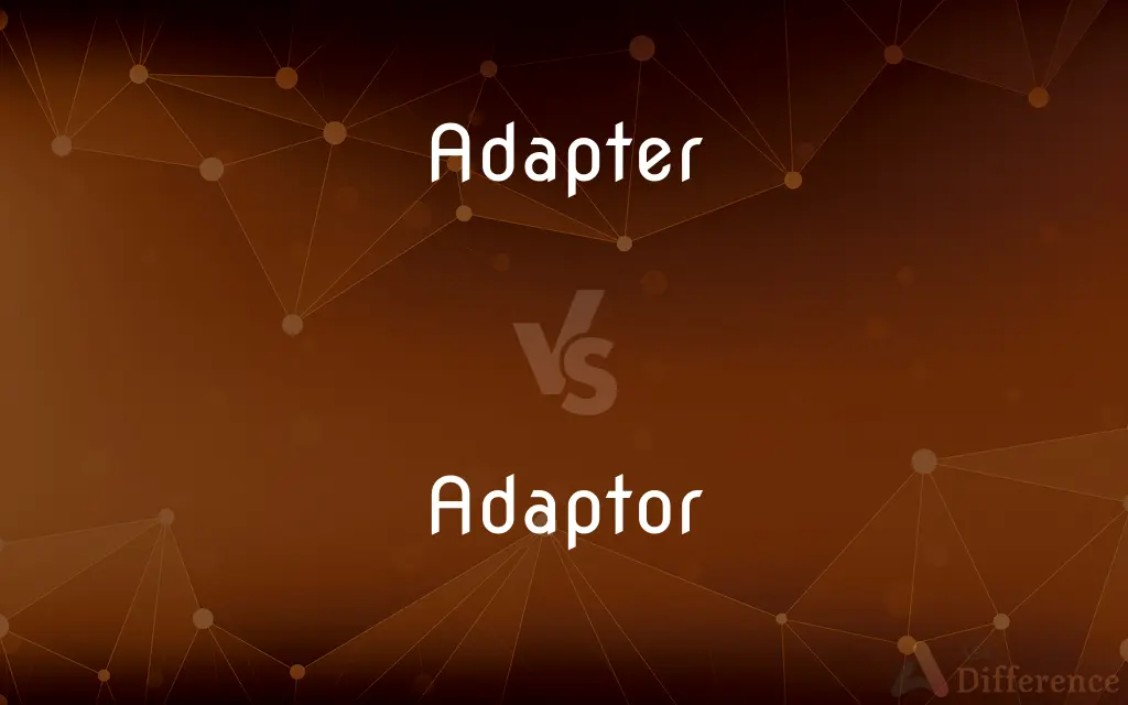 Adapter vs. Adaptor — What's the Difference?