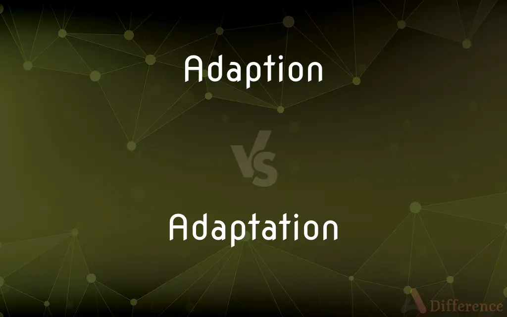 Adaption vs. Adaptation — Which is Correct Spelling?