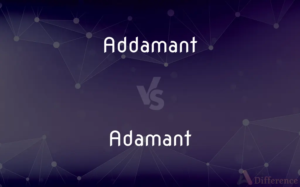 Addamant vs. Adamant — Which is Correct Spelling?