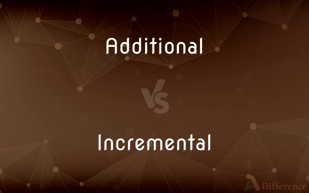 Additional vs. Incremental — What's the Difference?