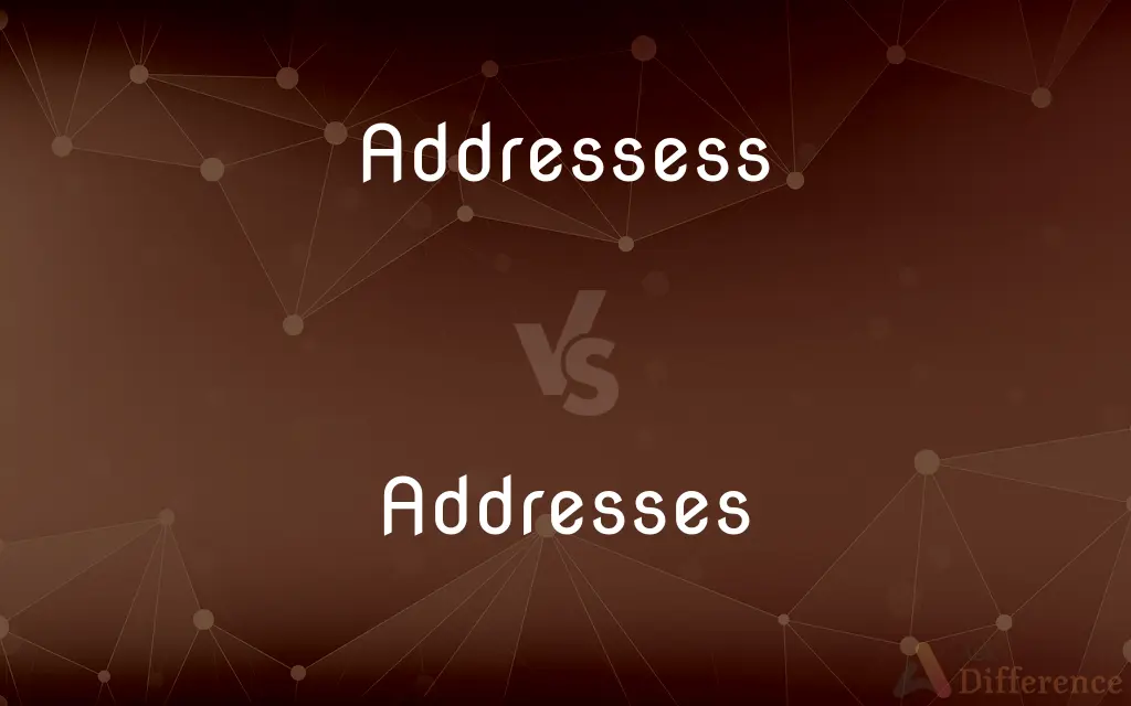 Addressess vs. Addresses — Which is Correct Spelling?