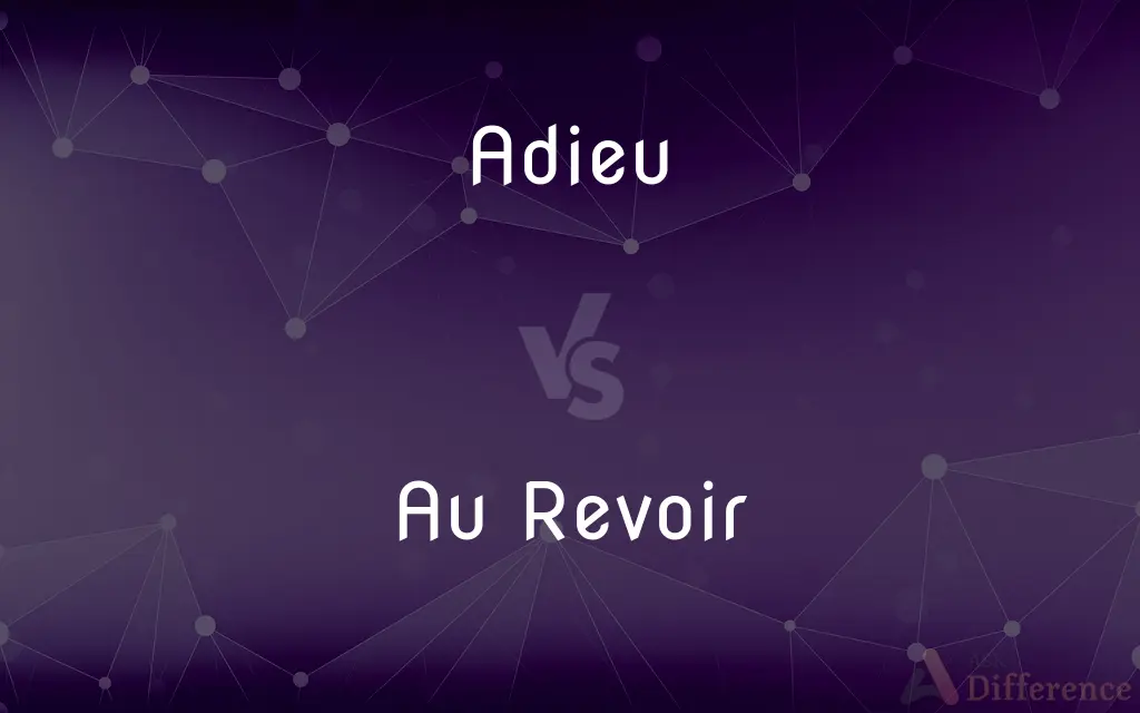 Adieu vs. Au Revoir — What's the Difference?