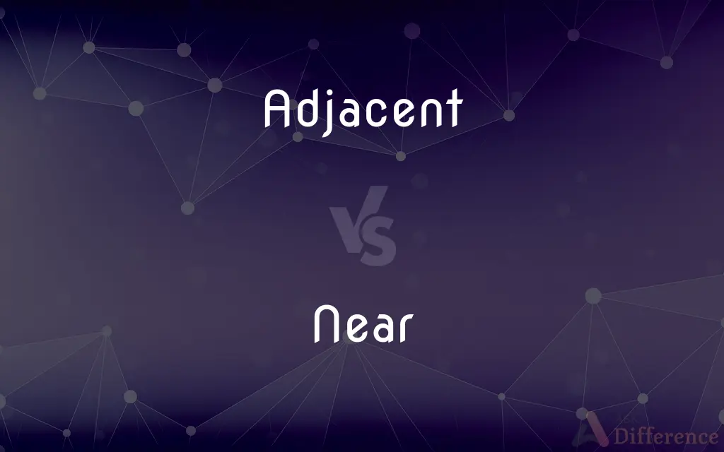 Adjacent vs. Near — What's the Difference?
