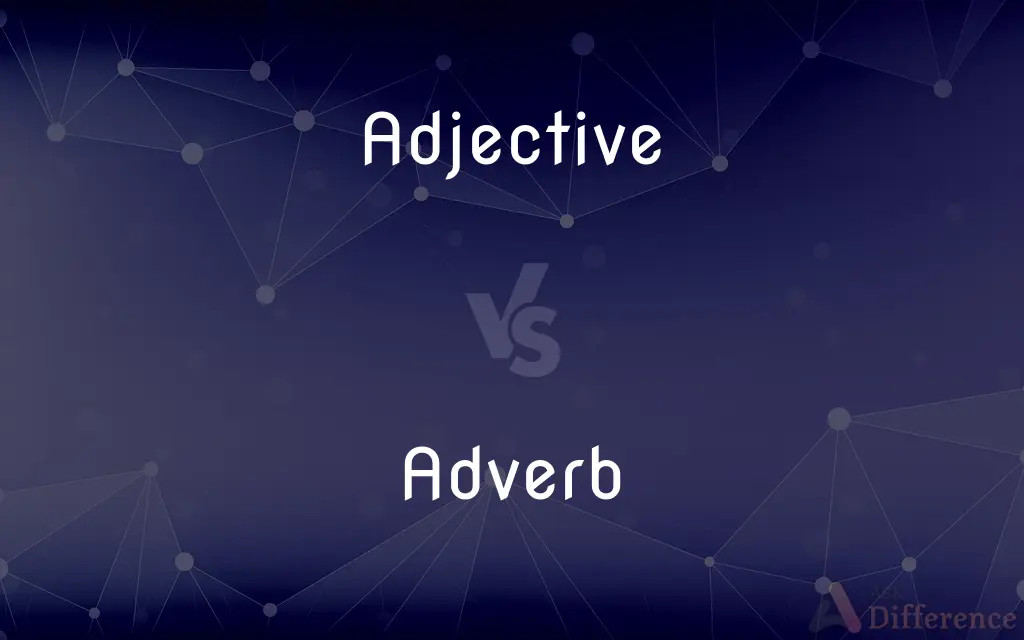 Adjective vs. Adverb — What's the Difference?