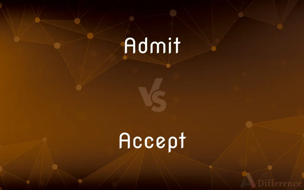 Admit vs. Accept — What's the Difference?