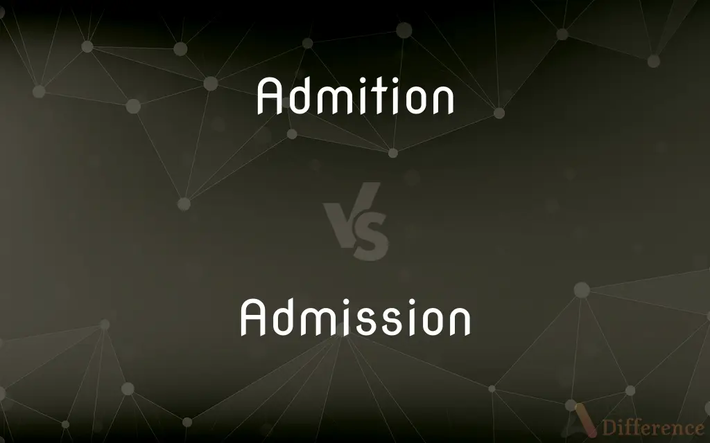Admition vs. Admission — Which is Correct Spelling?