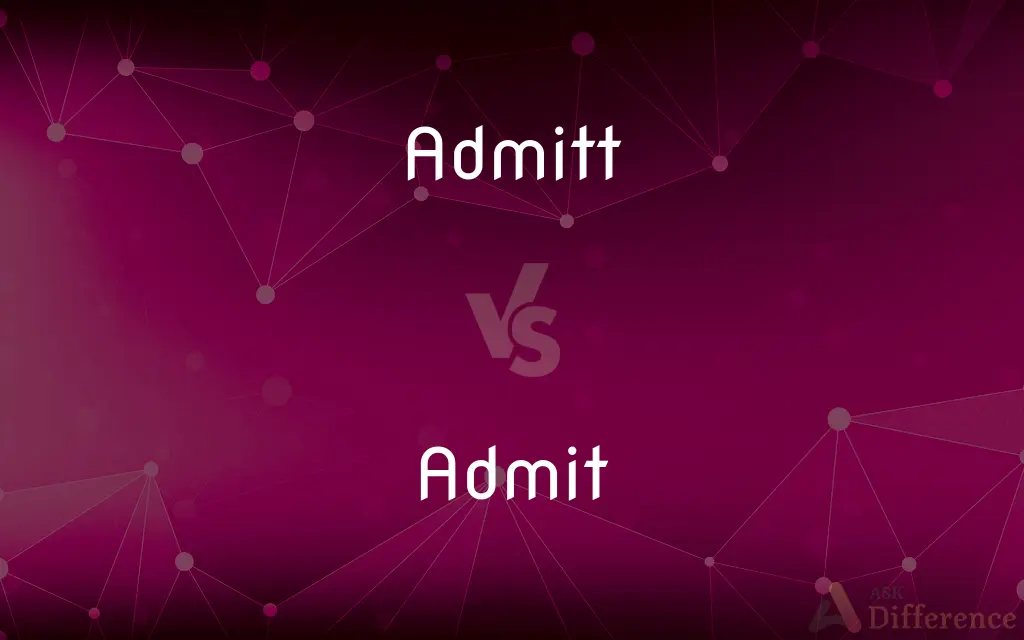 Admitt vs. Admit — Which is Correct Spelling?