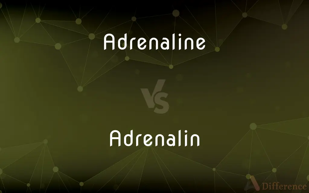 Adrenaline vs. Adrenalin — What's the Difference?