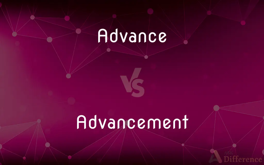 Advance vs. Advancement — What's the Difference?