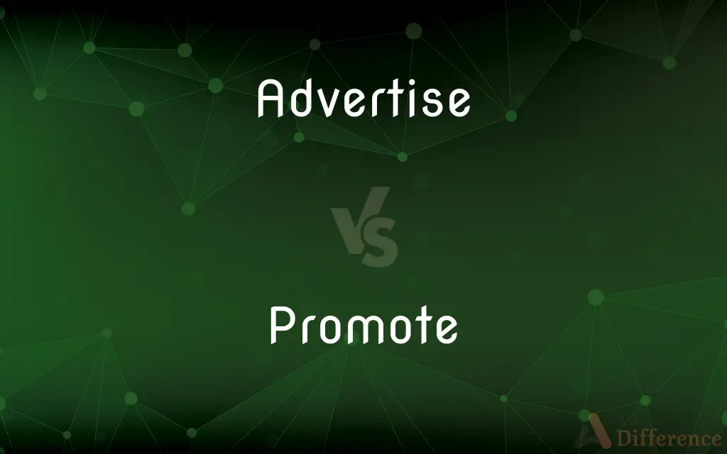 Advertise vs. Promote — What's the Difference?