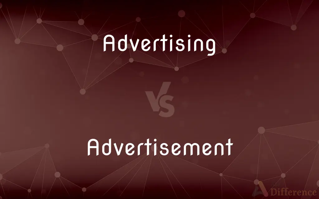 Advertising vs. Advertisement — What's the Difference?