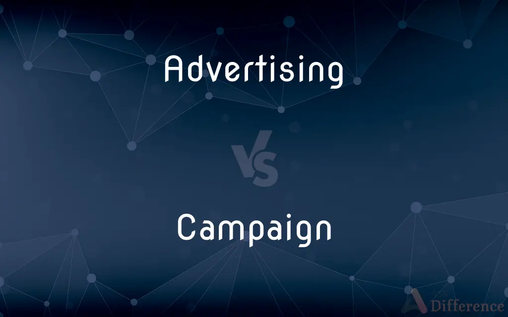 Advertising vs. Campaign — What's the Difference?