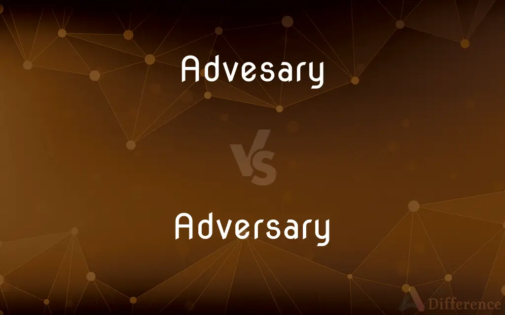 Advesary vs. Adversary — Which is Correct Spelling?