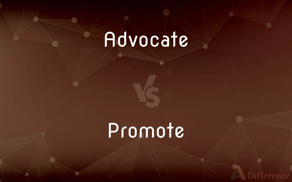 Advocate vs. Promote — What's the Difference?