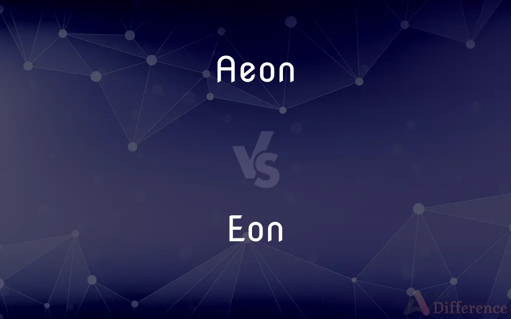 Aeon vs. Eon — What's the Difference?