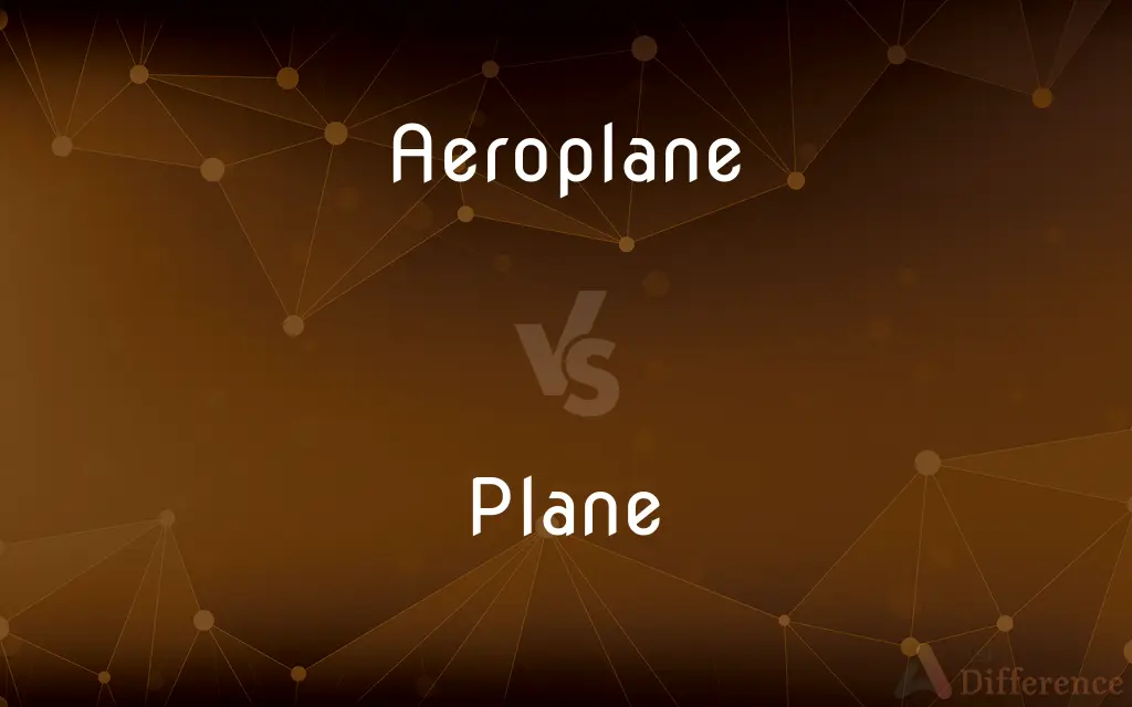 Aeroplane vs. Plane — What's the Difference?