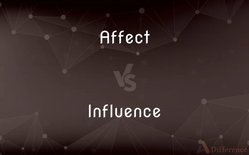 Affect vs. Influence — What's the Difference?
