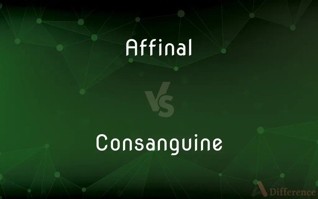 Affinal vs. Consanguine — What's the Difference?