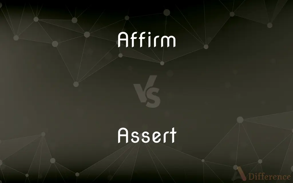 Affirm vs. Assert — What's the Difference?