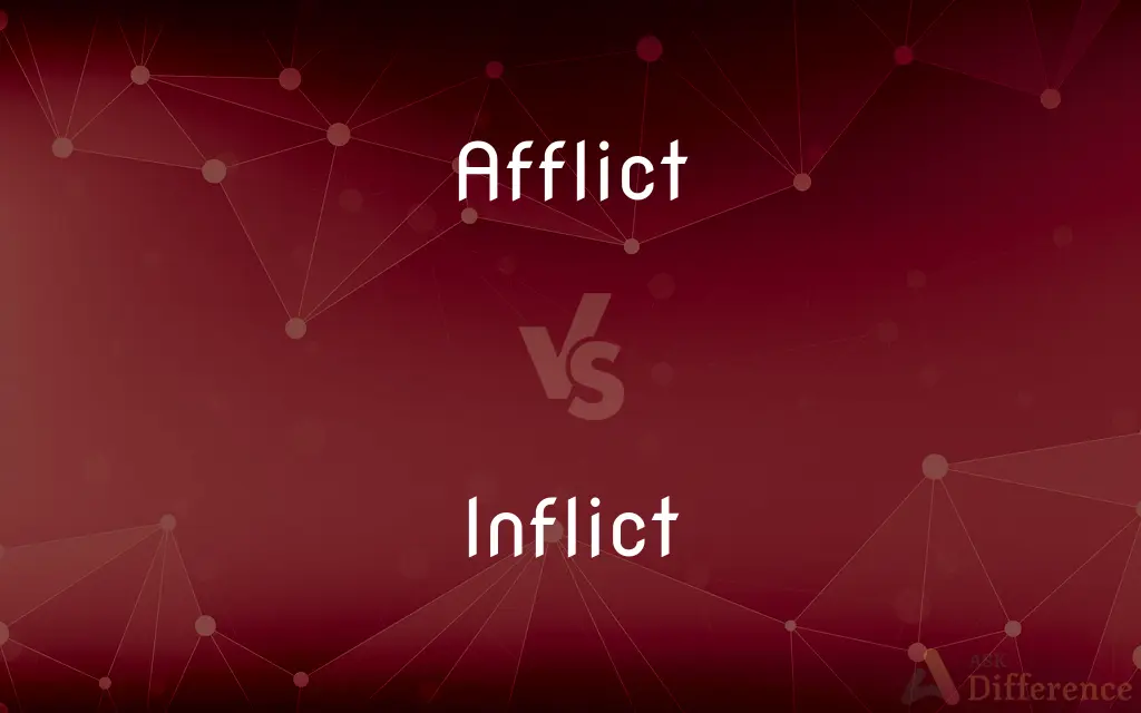 Afflict vs. Inflict — What's the Difference?