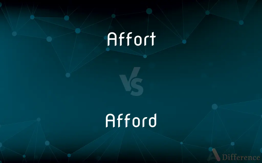 Affort vs. Afford — Which is Correct Spelling?