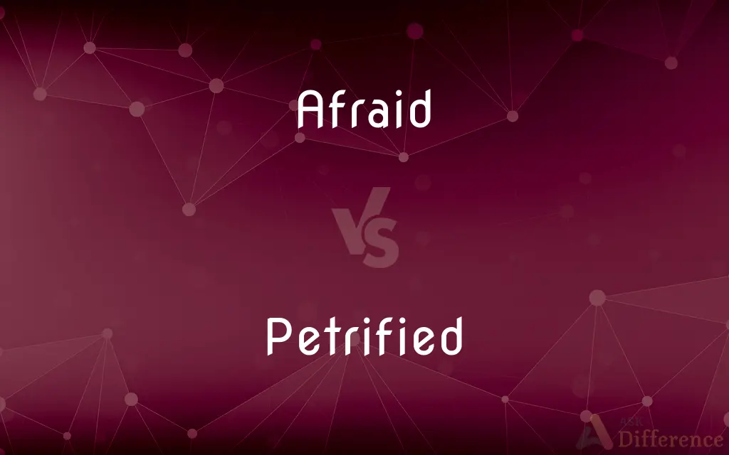 Afraid vs. Petrified — What's the Difference?