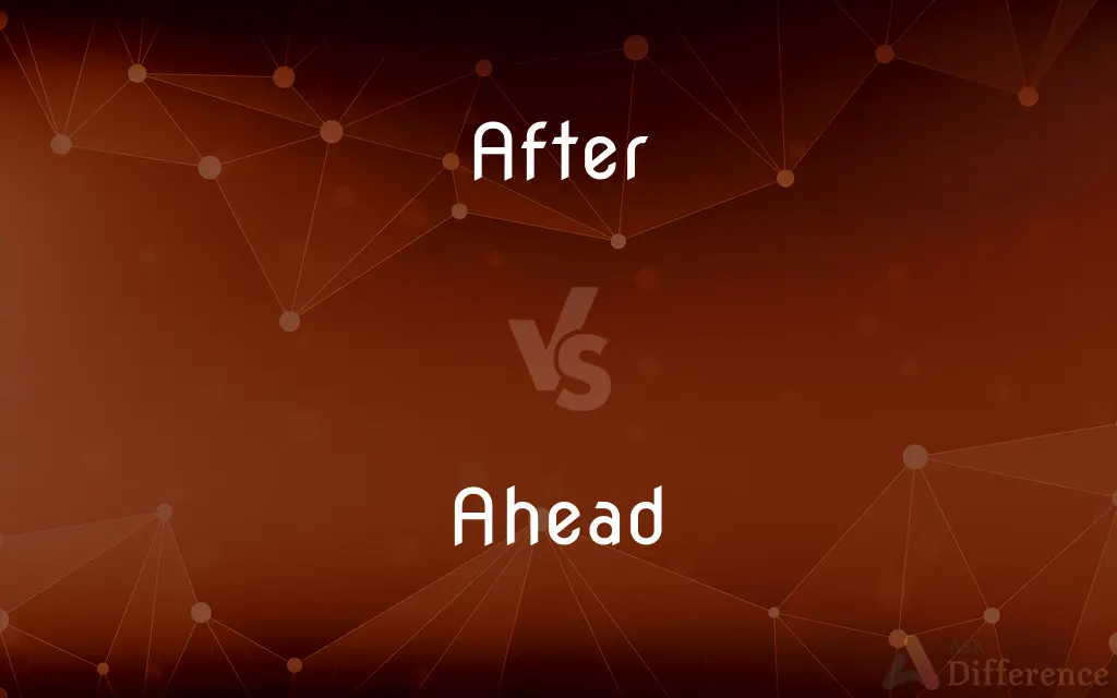 After vs. Ahead — What's the Difference?