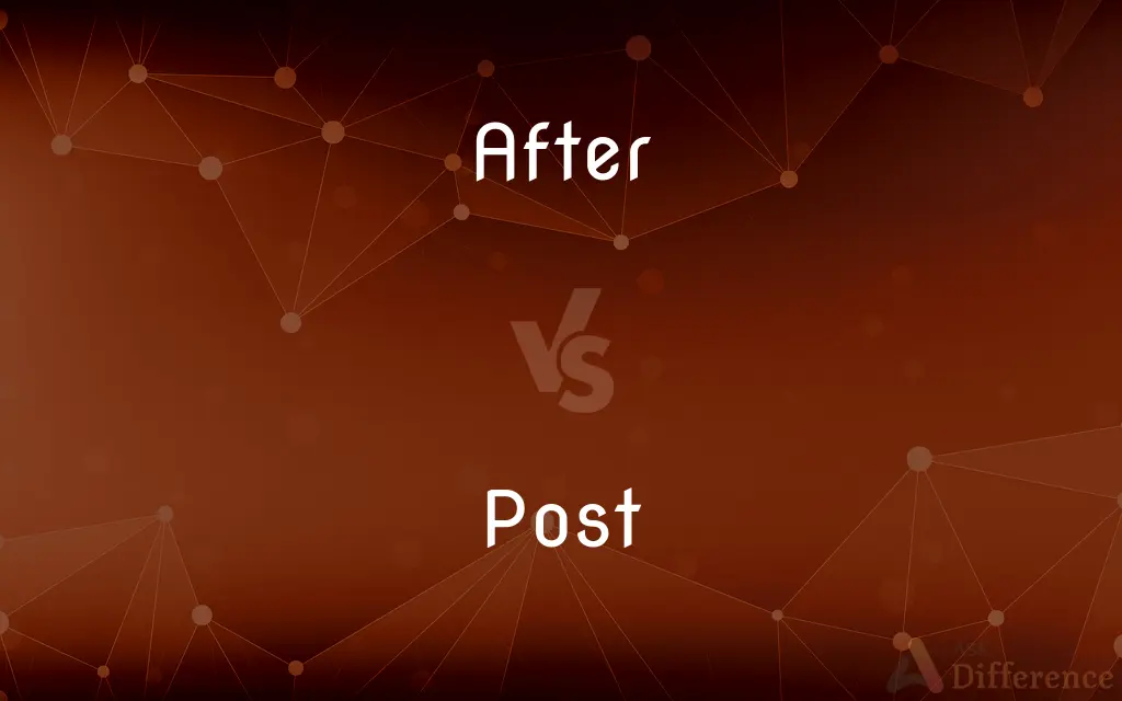 After vs. Post — What's the Difference?