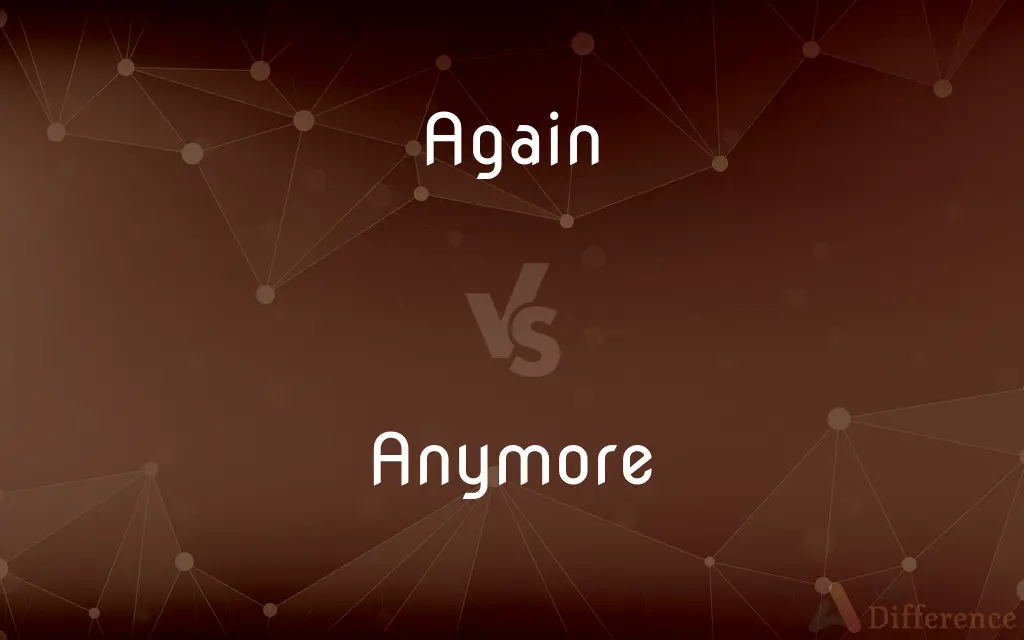 Again vs. Anymore — What's the Difference?