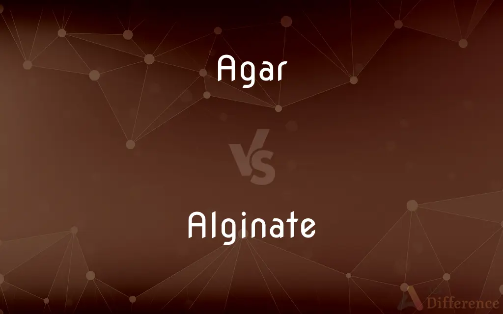 Agar vs. Alginate — What's the Difference?