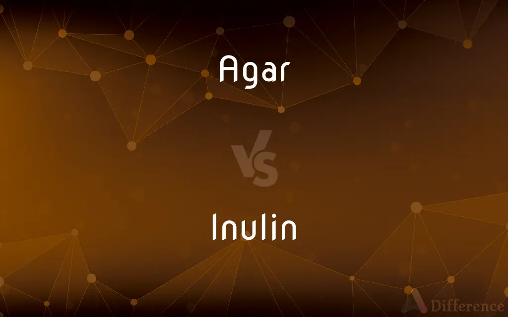 Agar vs. Inulin — What's the Difference?