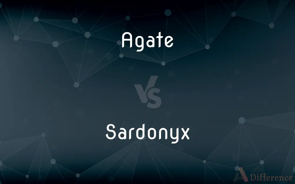 Agate vs. Sardonyx — What's the Difference?