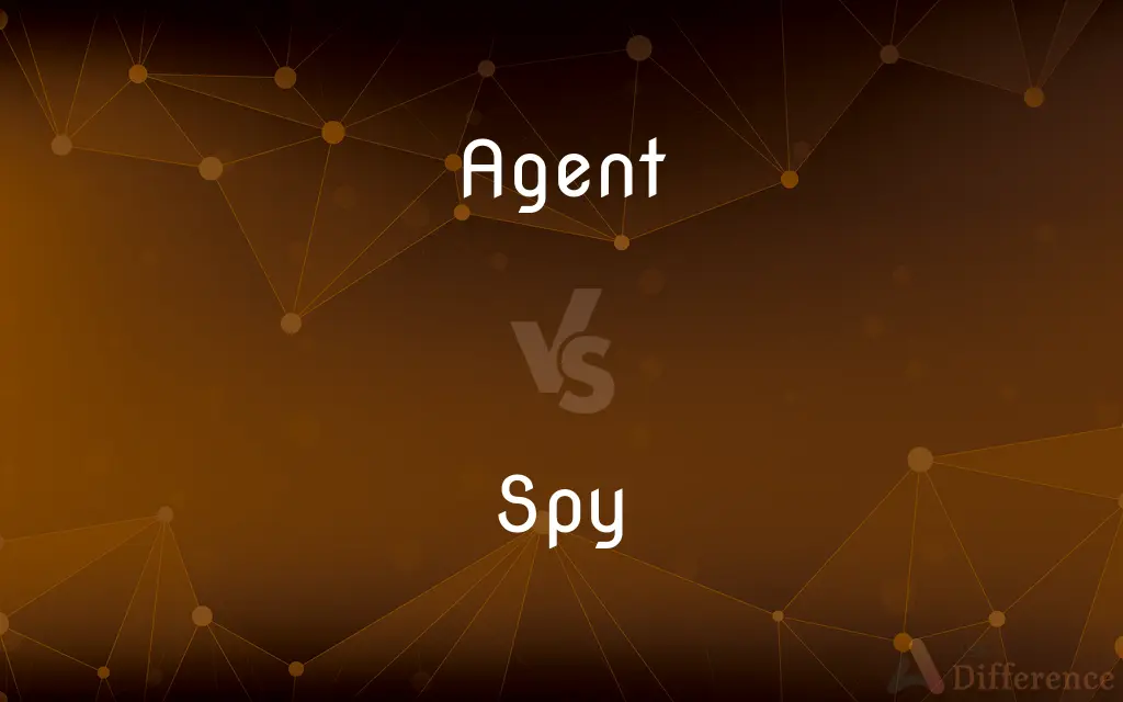 Agent vs. Spy — What's the Difference?