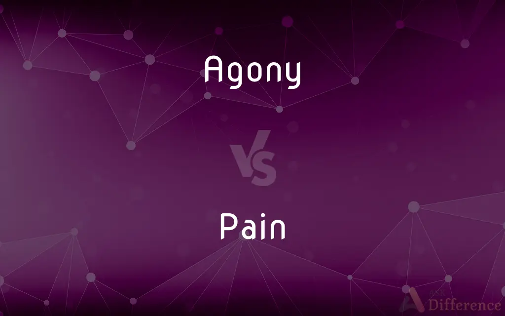Agony vs. Pain — What's the Difference?