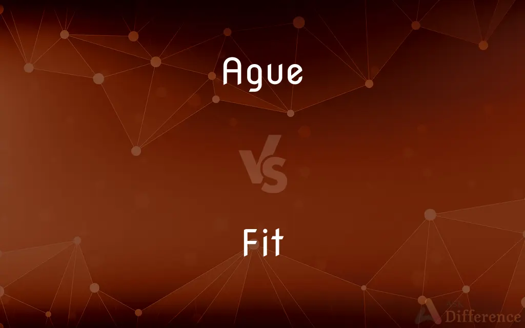 Ague vs. Fit — What's the Difference?