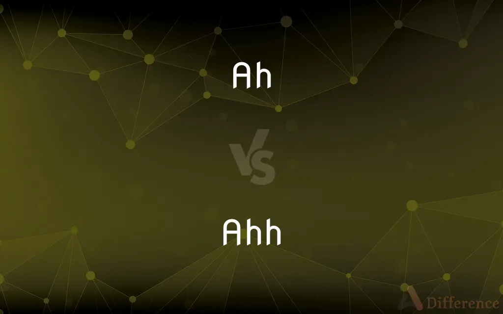 Ah vs. Ahh — Which is Correct Spelling?