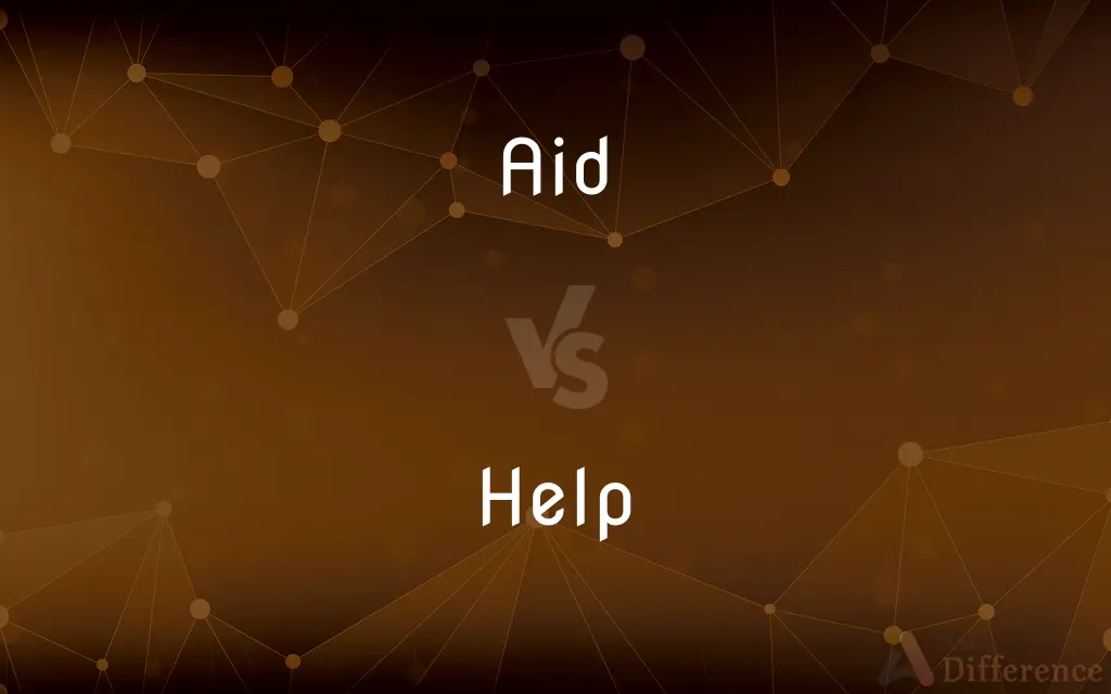 Aid vs. Help — What's the Difference?
